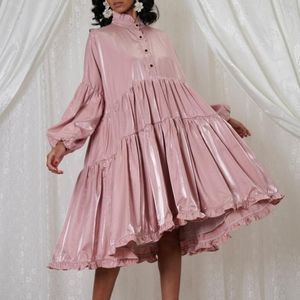 Sister Jane Dream Potpourri Oversized Midi Dress in Pink Size S
